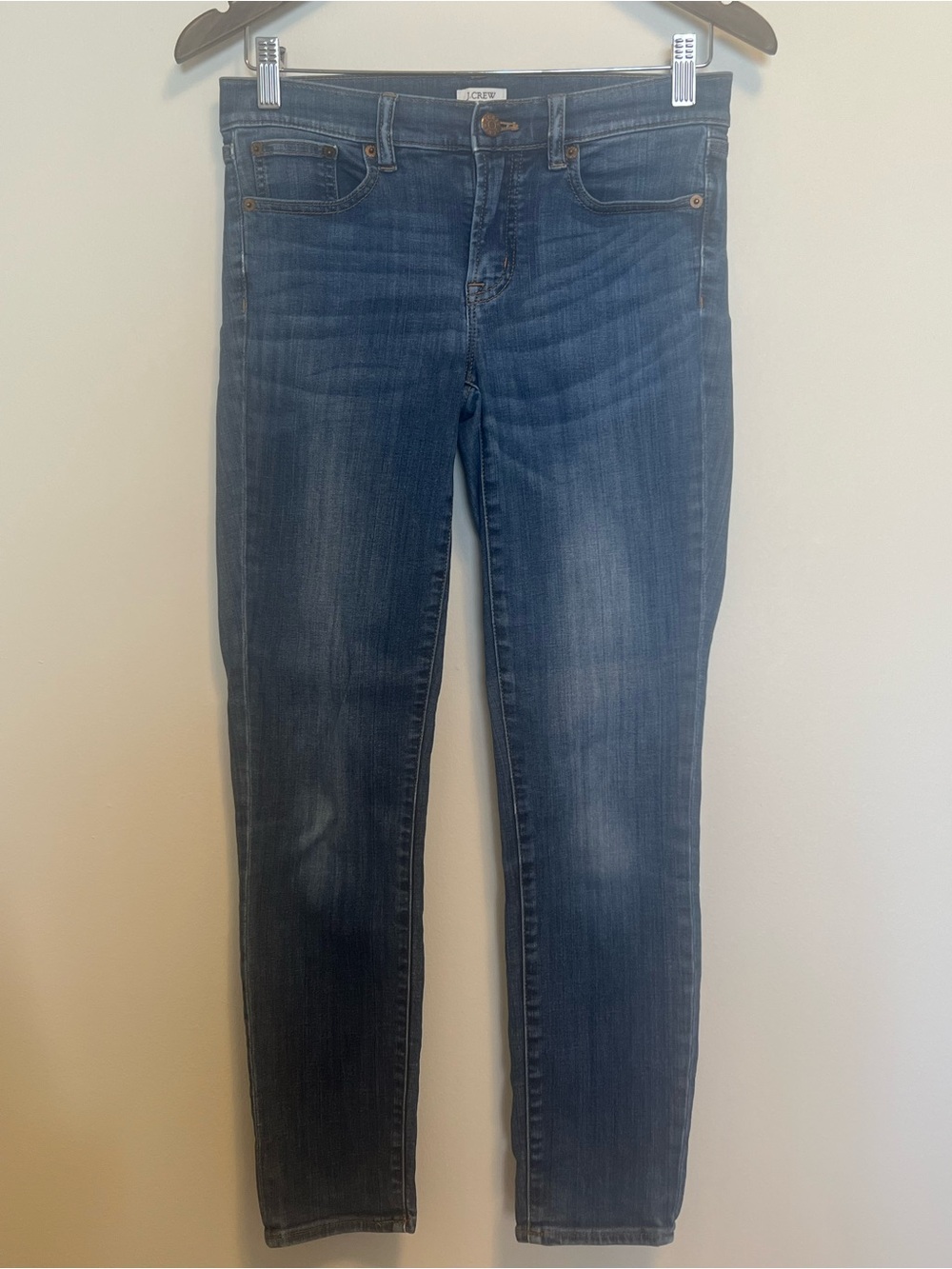 J. Crew Skinny Jeans in Medium Wash Blue
